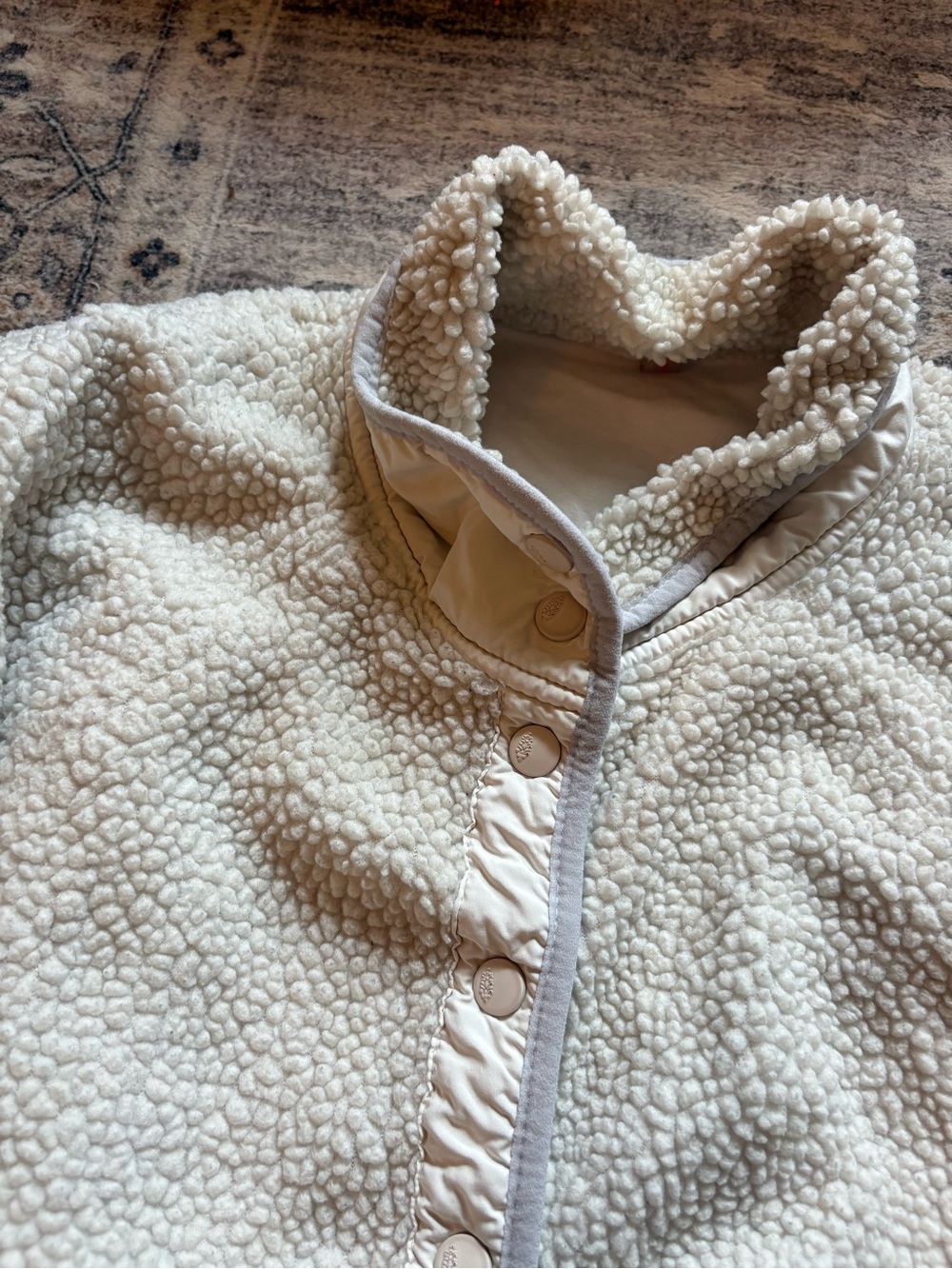 FREE PEOPLE MOVEMENT hit the slopes printed Rocky Ridge Jacket size L mountains - Picture 7 of 15